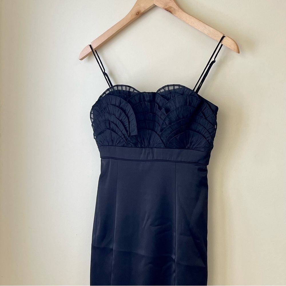 New French Connection Homecoming Prom Black Strapless Dress Size 0
